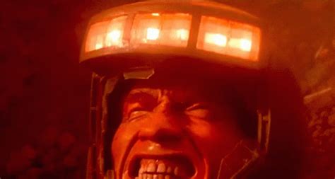 Total Recall: bulging eyes .